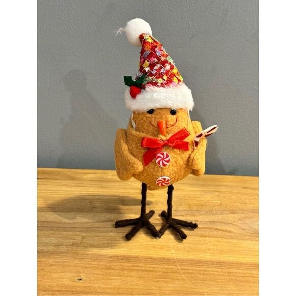 Gingerbread man Christmas bird - Picture 1 of 8